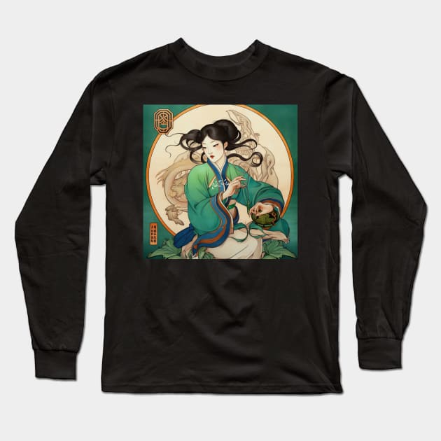 Dokkaebi Korean mythology Long Sleeve T-Shirt by ComicsFactory